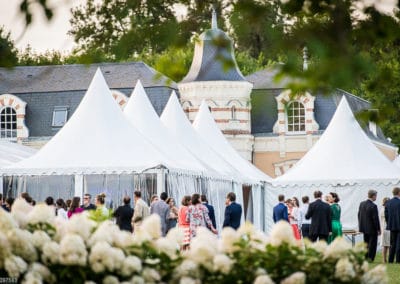 Orangerie-Tente Côté Sud pour le dîner de mariage