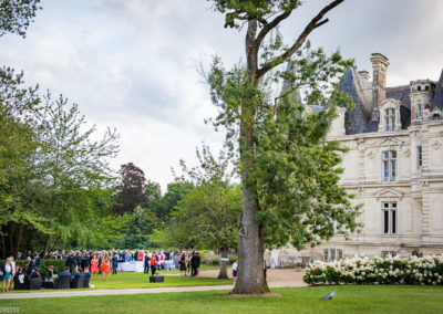 Orangerie-Buffet apéritif de Mariage dans le Parc face au Château